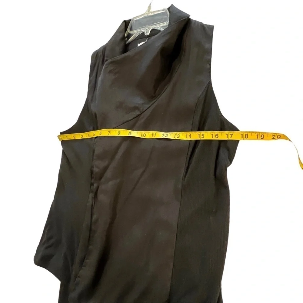 Stitch Fix Pixley Malynn Soft Moto Vest for Asymmetrical Zip Front M Black - Picture 14 of 16